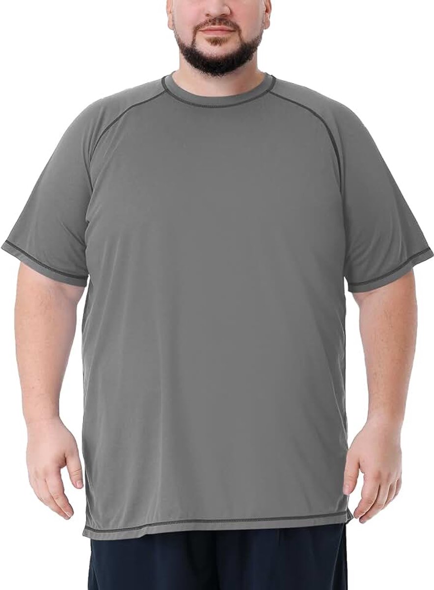 Guard Zwemshirt voor heren, grote maten, extra lang, oversized T-shirt voor heren