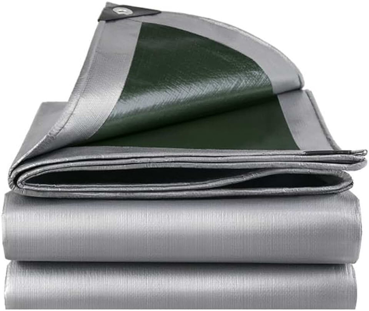 Waterdicht Zwaar Belastbaar - Dik 180 g/m² Bestendig Outdoor Waterdicht Dekzeil 2m x 3m, Vorstbestendig, UV-Bescherming PE Kunststof Zeil voor Tuin, Prieel, Camping, Meubels, Schuur (2mx3m)