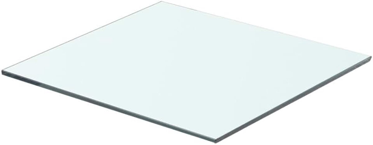 Onderdelen plank glazen bodem plank plank plank glas max. draagvermogen 15 kg 40 x 30 cm Transparant