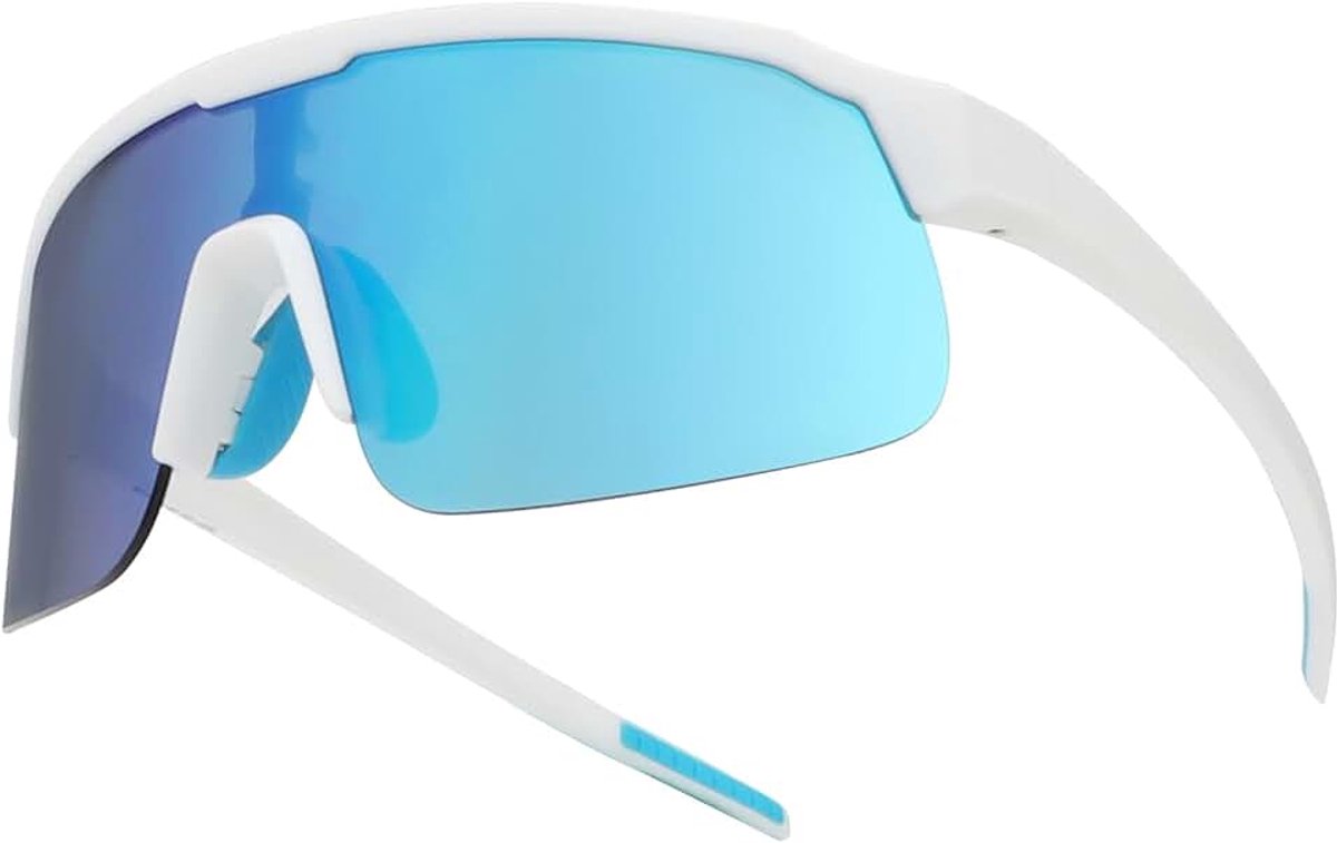 Ultralichte uniseks sportbril, TR 90, onbreekbaar, frameloos, winddicht, outdoor, UV400-bescherming, sportzonnebril