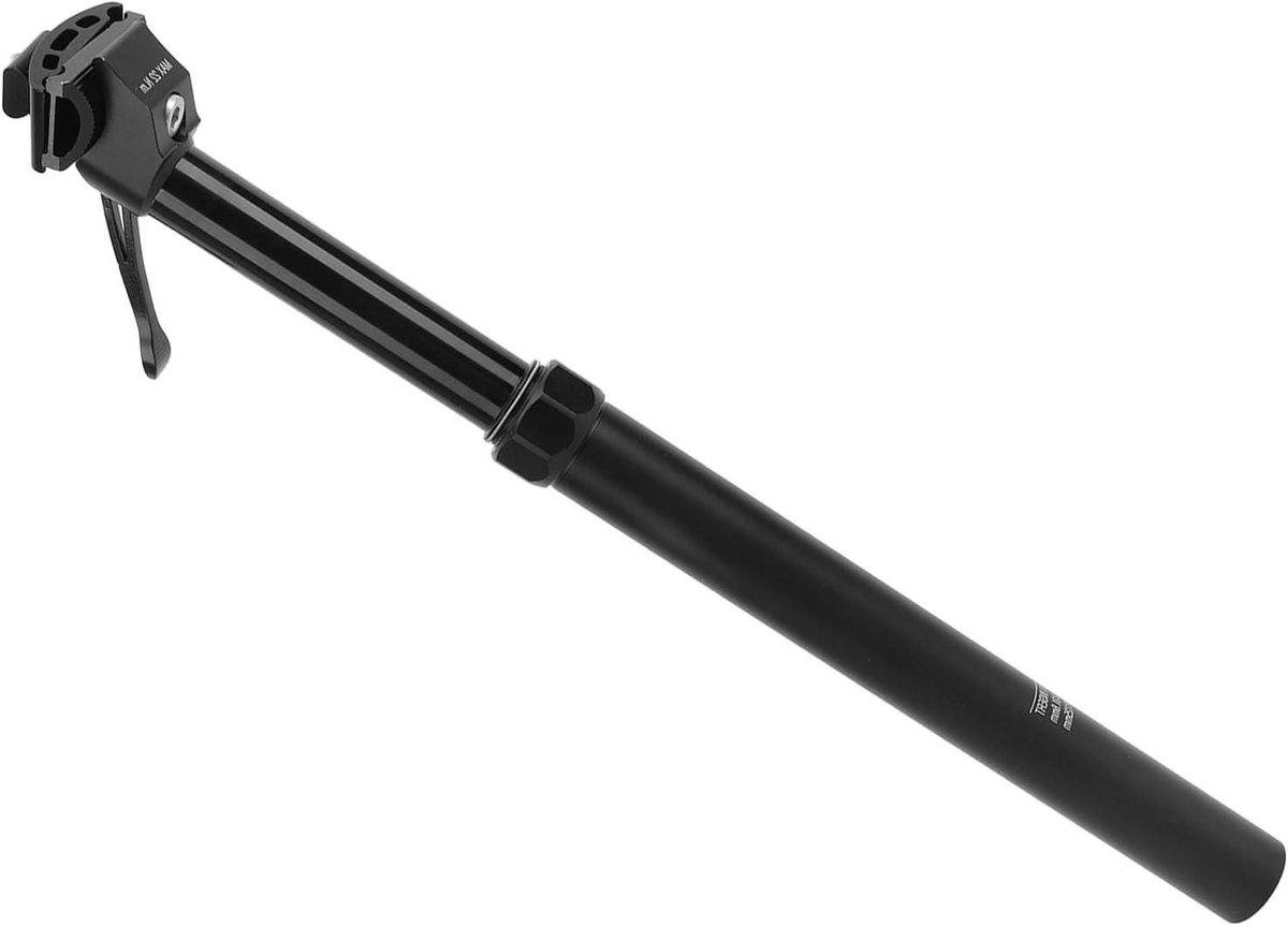 Fiets Hydraulische Dropper Zadelpen - Hoogteverstelbare Zadelpen - Mountainbike Comfort - Handbediende Hoogteverstelling - 316 Mm - Zwart