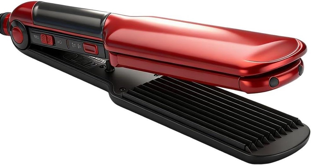 2-in-1 Haarstyler - Stijl en Krul - Haar Stylen - Keramische Platen - 27 cm - Zwart