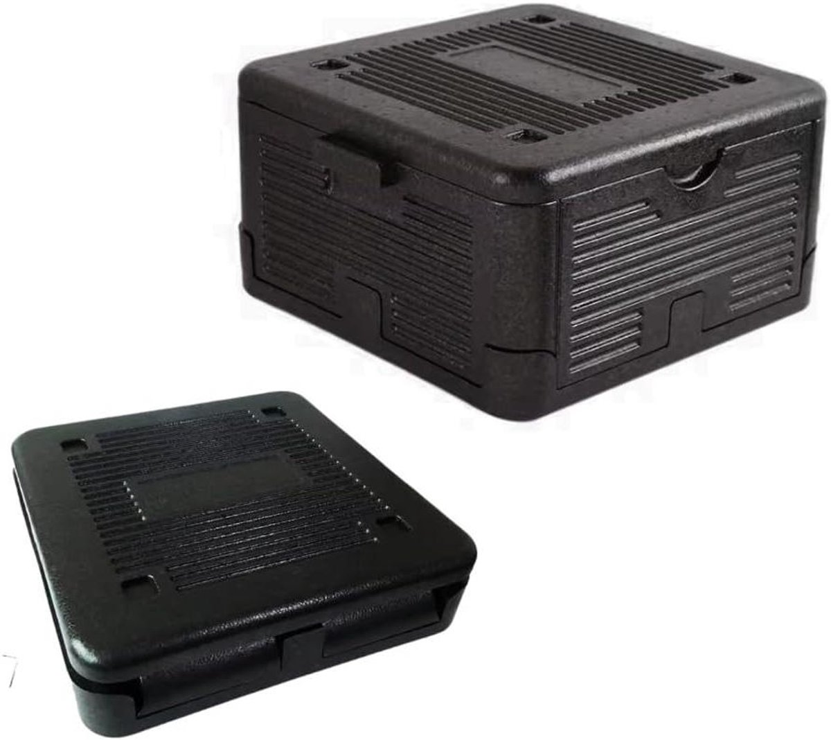 Draagbare koelbox - Opvouwbare koeltas - Voedsel bewaren - Lekvrije bodem - 18 liter - Zwart