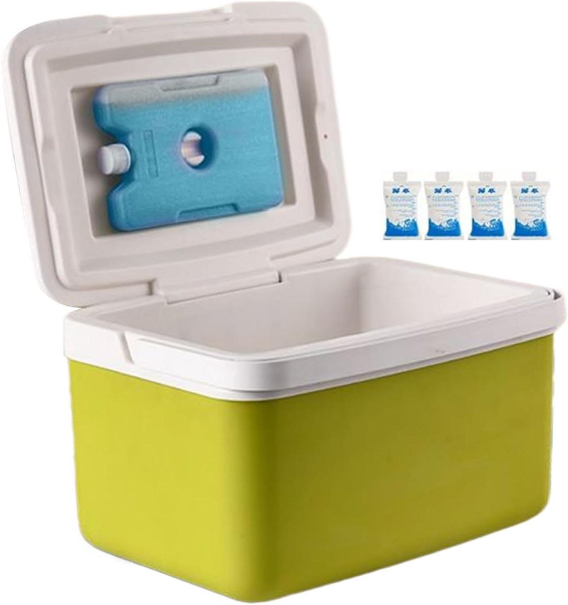 Draagbare Koeler - Ijsbox - Buitenactiviteiten - Meertraps Isolatie - 15 Liter - Meerkleurig