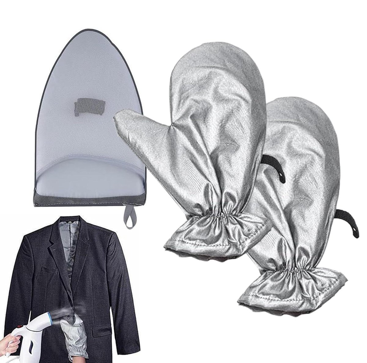 Stoom Handschoenen - Stoom Bescherming - Kleding Stomen - Waterdicht Ontwerp - 29 x 23 cm - Grijs