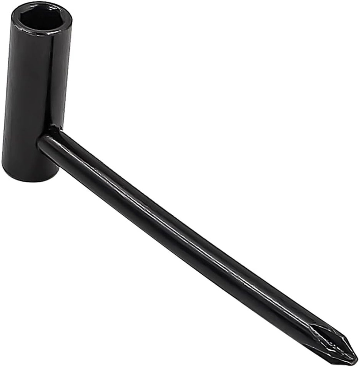 Zwarte Truss Rod Sleutel 7mm met Kruiskopschroevendraaier voor Akoestische en Elektrische Gitaren