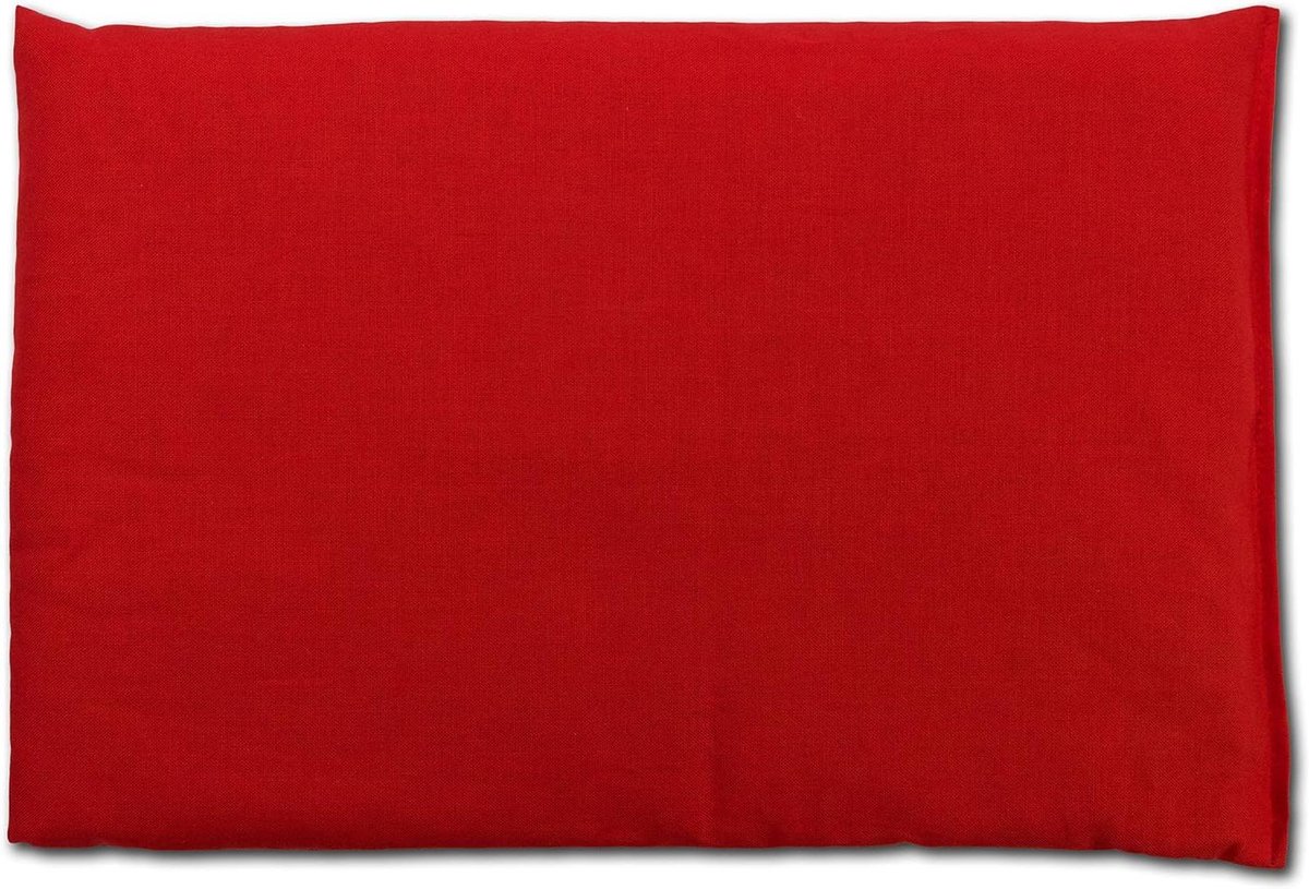 Warmte Kussen - Korrelkussen - Ontspanning Thuis - Biologisch Katoen - 30 x 20 cm - Rood
