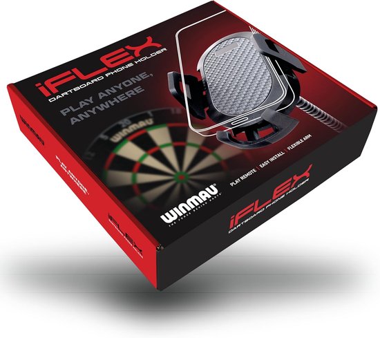 Dartbord telefoonhouder - Flexibele arm - App scoren - Verstelbare houder - N.v.t. - Rood — afbeelding 2