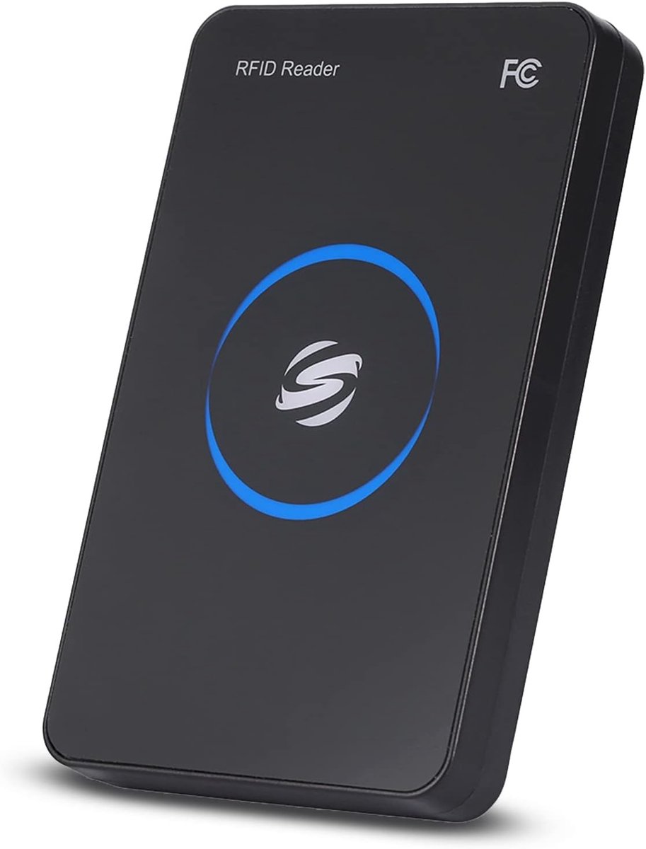 Slimme IC USB Contactloze Kaartlezer voor RFID Systemen - Ondersteunt 13.56MHz, Ideaal voor Toegangscontrole en Identificatieprojecten