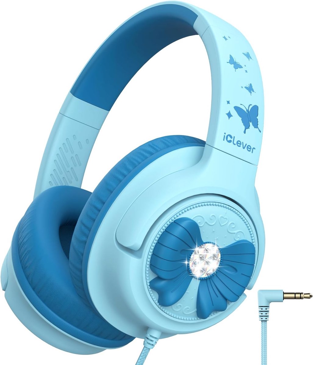 SnelShoppen - Kinder Hoofdtelefoon - 85dBA Veilige Volume Begrenzer - Opvouwbaar - Lichtgewicht - BPA-vrij - Over-ear - Bedraad - Ideaal voor School,