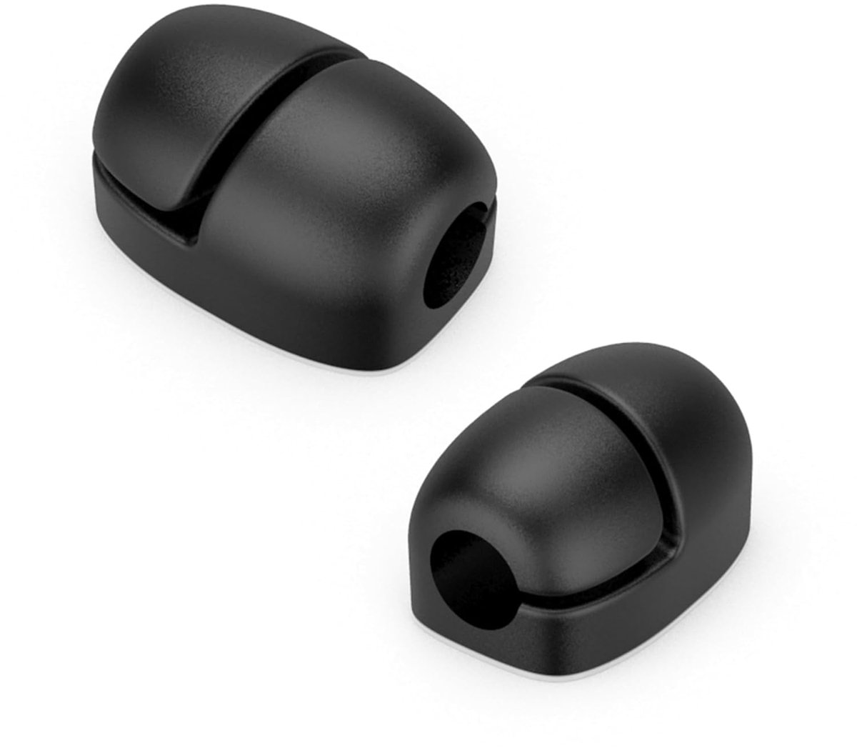 Thijox - Kabelnuggets 10-pack, Zelfklevende Kabelclips voor Kabelbeheer van USB, Oplaadkabels en Netsnoeren, Bureauorganisatoren voor Thuiskantoor, Ka