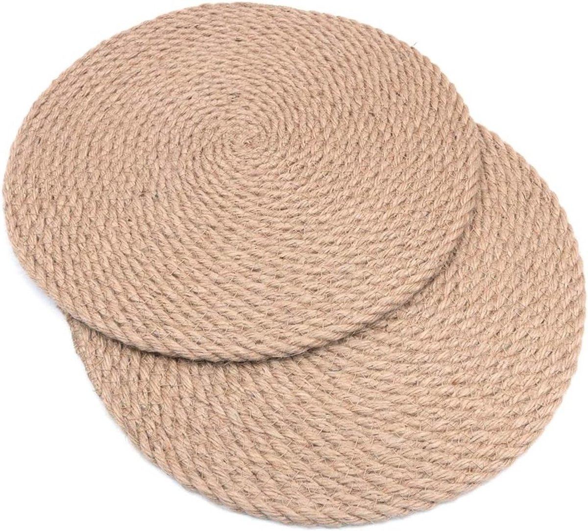 Handgeweven Rattan Isolatie Pads van 30 cm - Onderzetters en Warmtebestendige Platen voor Keuken en Eetkamer Accessoires