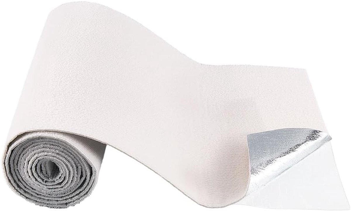 Zelfklevende Tapijttape 300x40cm, 4mm Dikke Polyester Antislip Tape voor Vloermatten, Ideaal voor Woonkamer en Slaapkamer, Bescherming tegen Krassen in Maïskleur