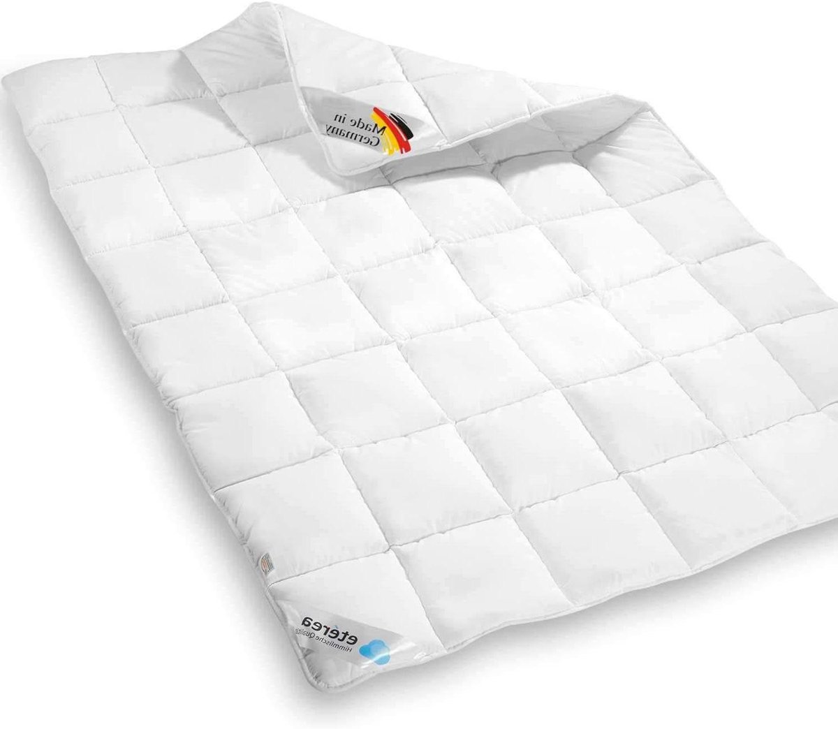 Microvezel Dekbed - 4-Seizoenen Dekbed - Slaapcomfort Verbeteren - Wasbaar op 95 Graden - 155x220 cm - Wit