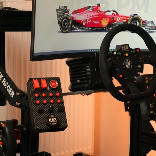 Simracing Button Box - Race Controller - Race Simulatie - 12 Selecteerbare Inputs - 20 x 12 x 7.2 cm — afbeelding 3