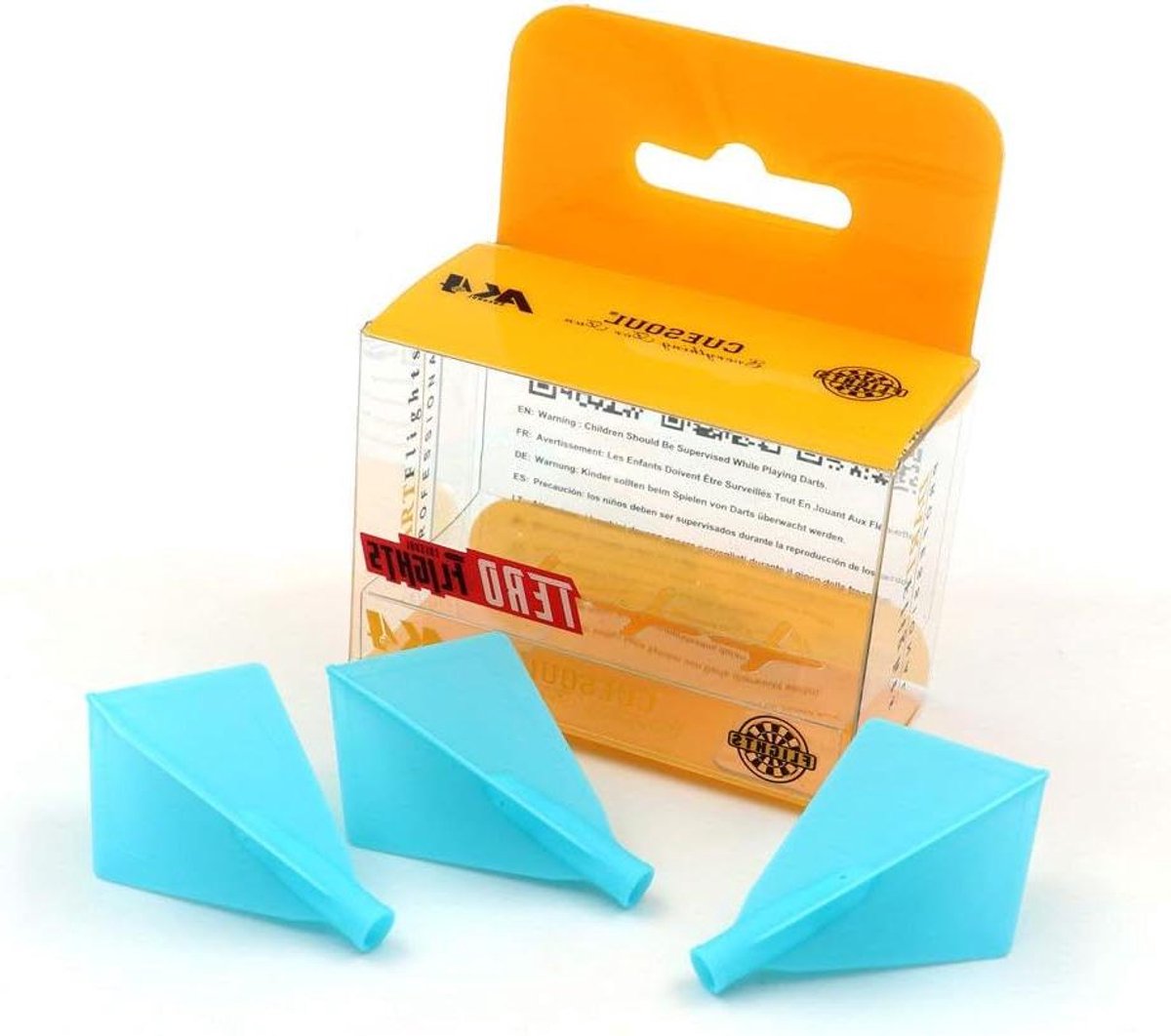 Dart Flights - Vleugels Set - Darts Spelen - Ruitvorm Ontwerp - Set van 3 - Blauw