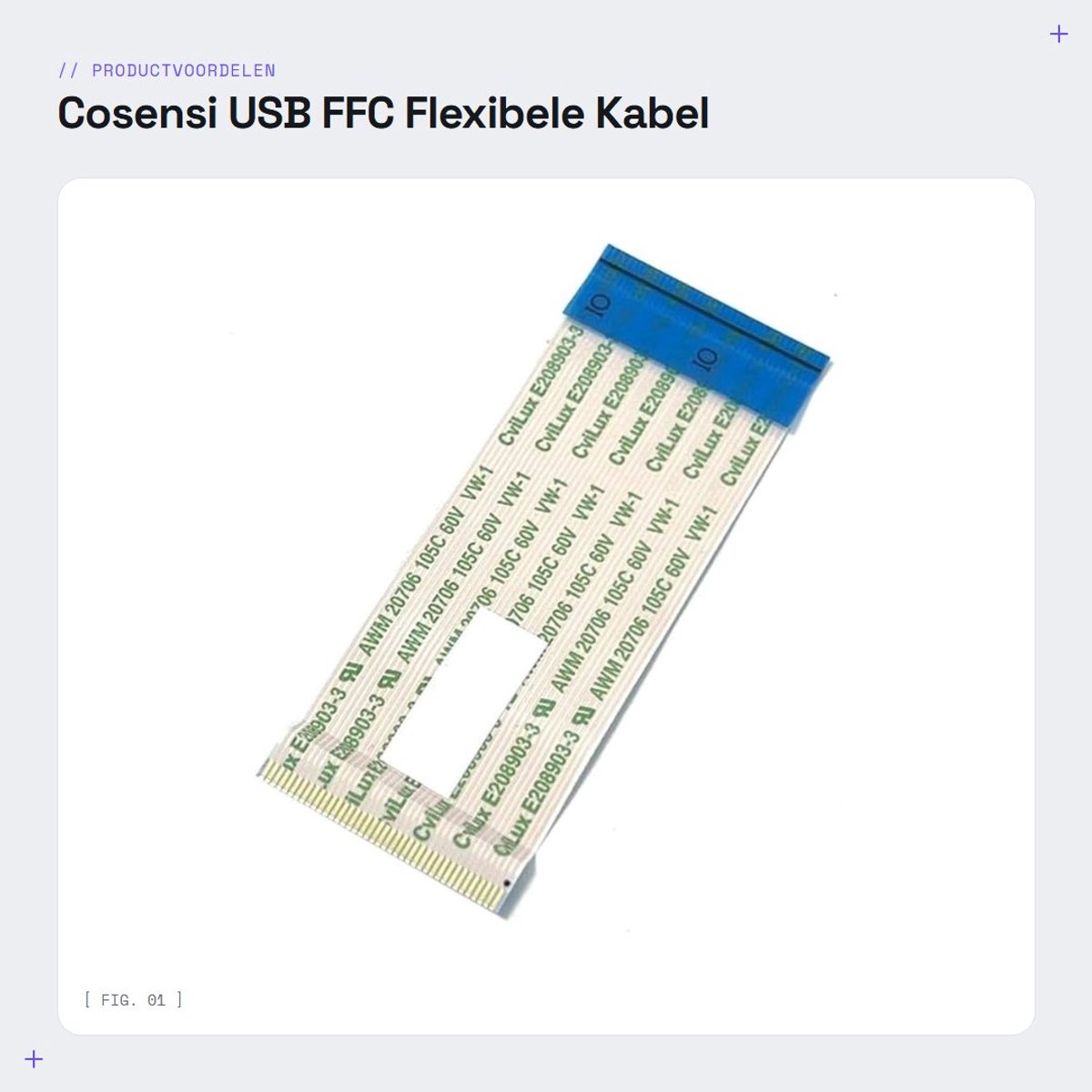 Dailygoods - Cosensi - Dailygoods - USB FFC Flexibele Kabel Vervanging voor HP Omen