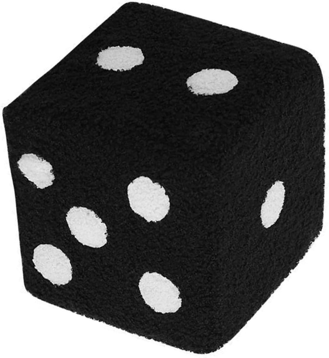 Comfortabele Voetenbank met Dice Design, Zacht en Stabiel, Ideaal voor Woonkamer en Slaapkamer (20x20x20cm)