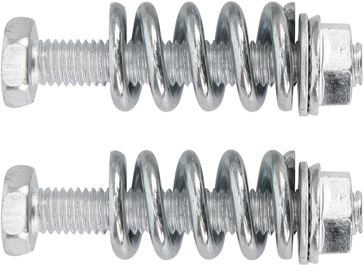 Dailygoods- Uitlaatreparatieset 8-delig - Stalen Auto-accessoires - Bouten/Moeren - Veren/Afdichtingen - Professionele Kwaliteit - Betrouwbare Werking - Uitlaatset
