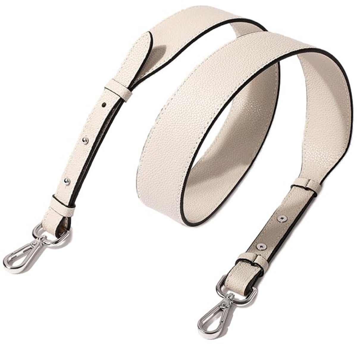 Dailygoods- Schouderriem Verstelbaar 106-110 cm - Leren Tasriem - Vervangende Schouderband - 3,8 cm Breed - Comfortabele Draagriem