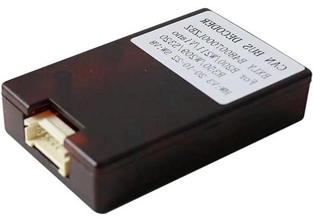 CANBUS Decoder - Canbus Adapter - Autoradio Installatie - Plug and Play - 14.9 x 11.1 x 3.7 cm