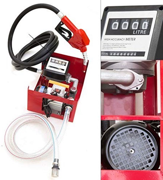 Dieselpomp - 60 l/min, elektrische oliezuigpomp — afbeelding 3
