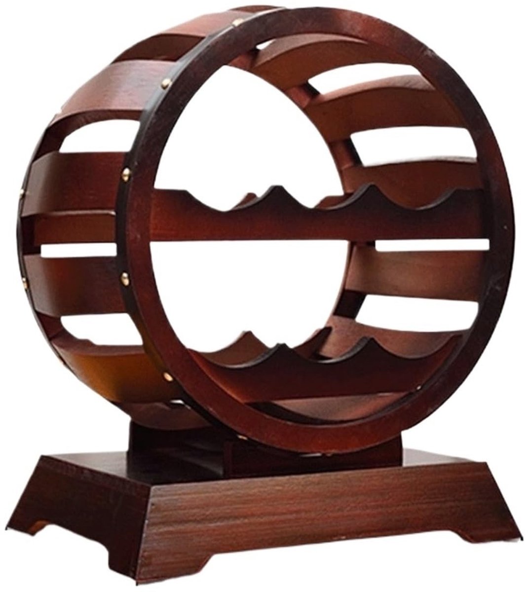 Wijnrek Houten Displaystandaard - Vintage Design
