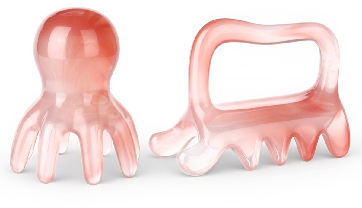 Set Hoofdhuid- en Fascia-massagetools - Draagbaar Massageapparaat