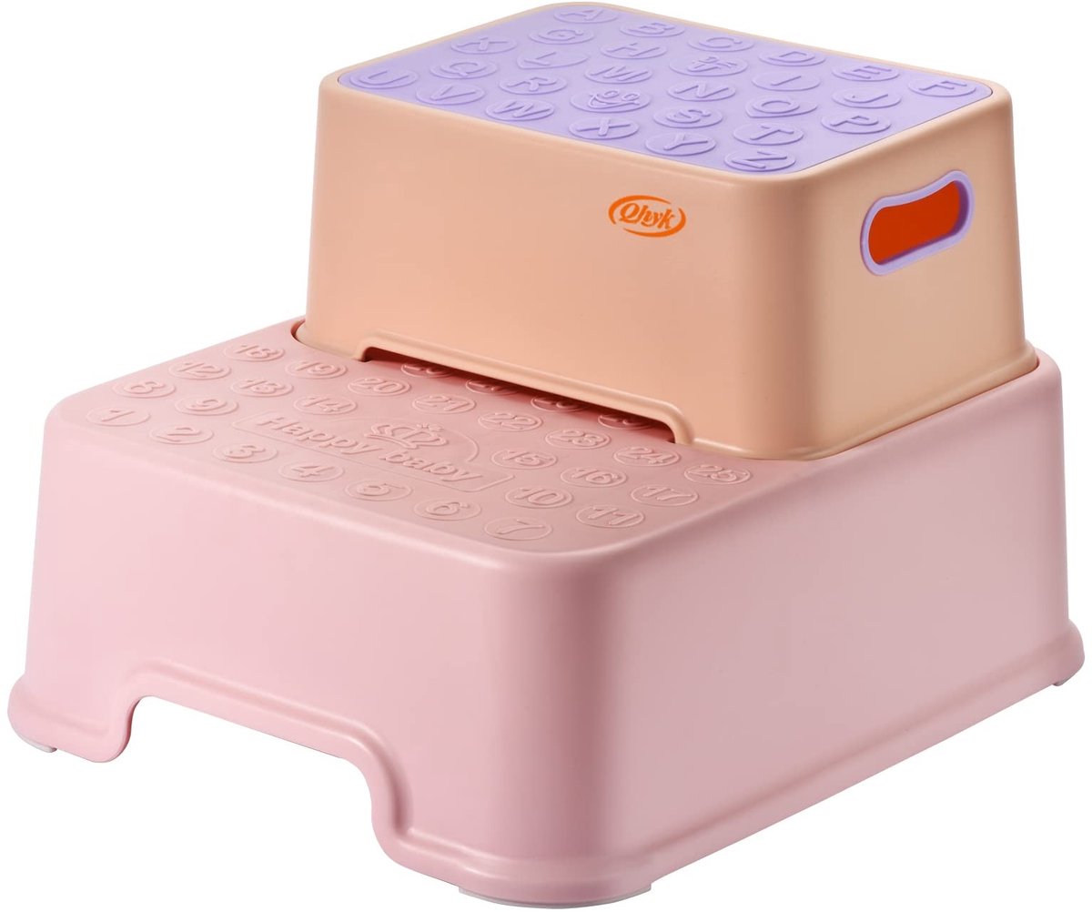 Kinder Voetbank - Twee Trappen - Roze