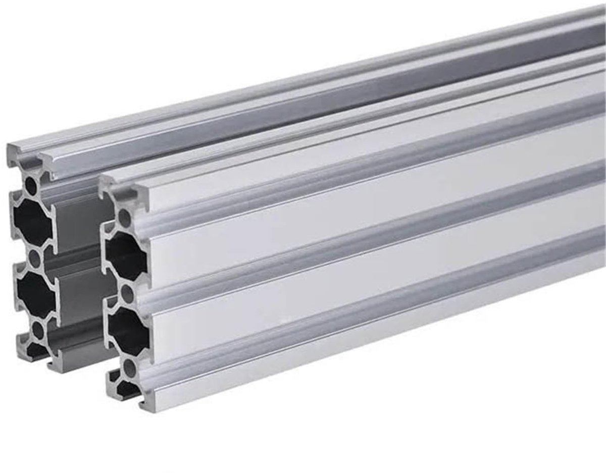 Aluminium Profiel 2060 - 20 x 60 mm - 2 Stuks - Zilver