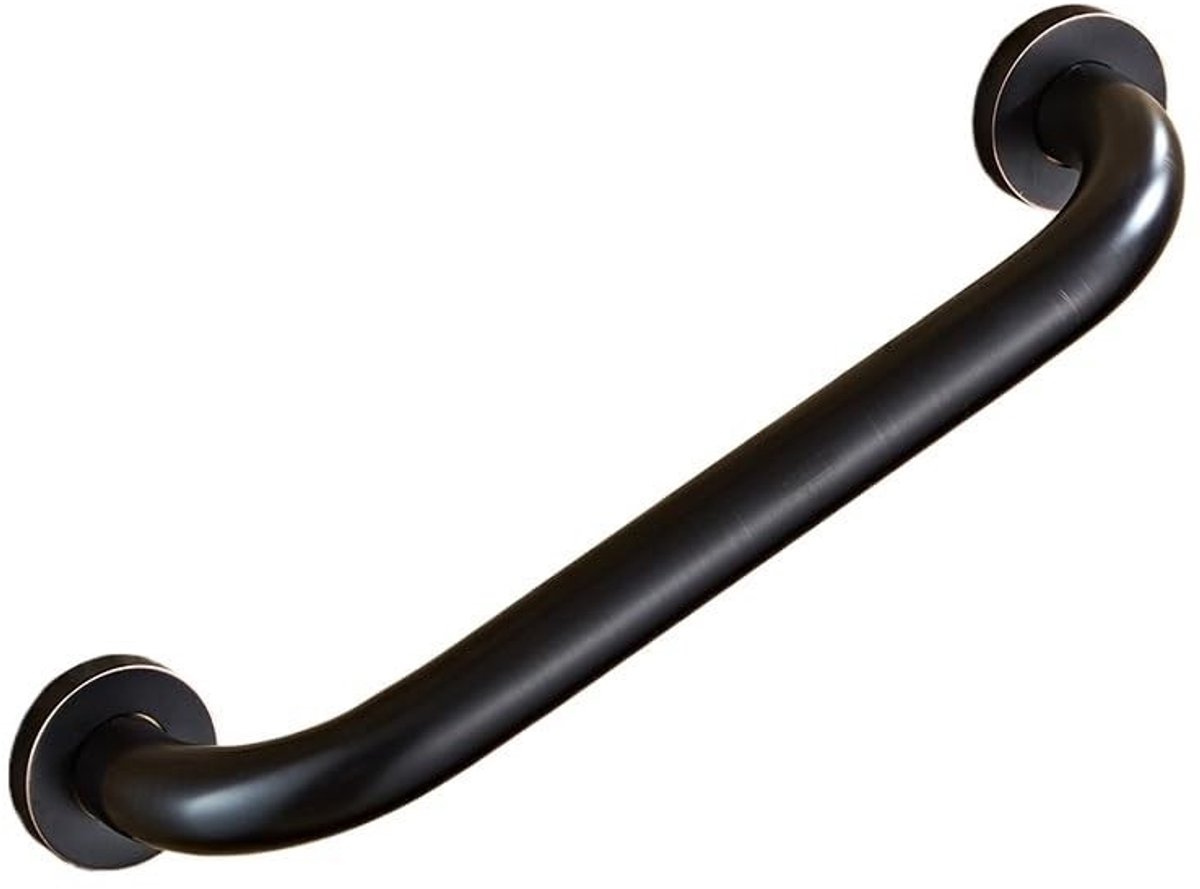Handgreep Douche - Veiligheidsgreep voor Badkamer - Messing, Zwart - 50 cm