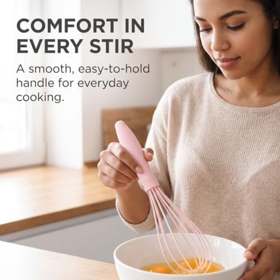 Multifunctionele Eiwitklopper - Roze Handmixer — afbeelding 2