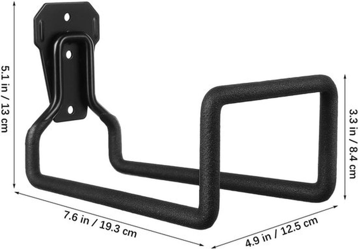 Wandslanghouder - tuinslanghouder - tuinslanghouder metaal - wandslanghouder - stevige slanghouder - voor buiten, tuin, erf