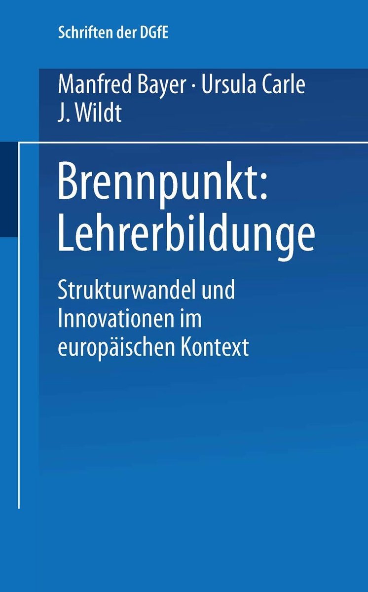 Boek over lerarenopleiding in Europa - Innovaties en structuurverandering