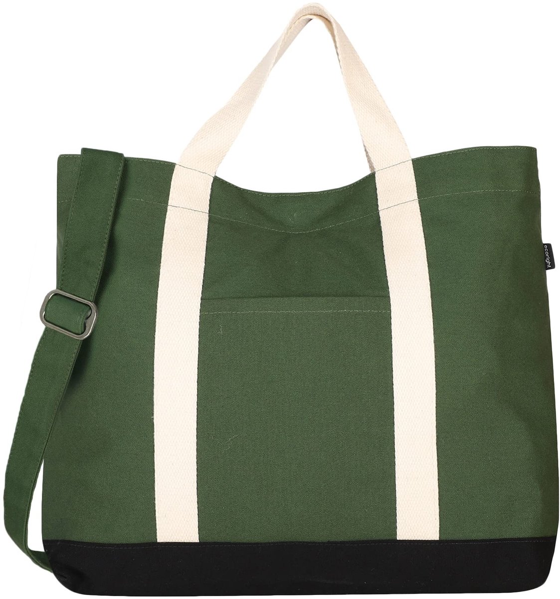 Grote Canvas Tote Bag - Eco-vriendelijk - Met Schouderband