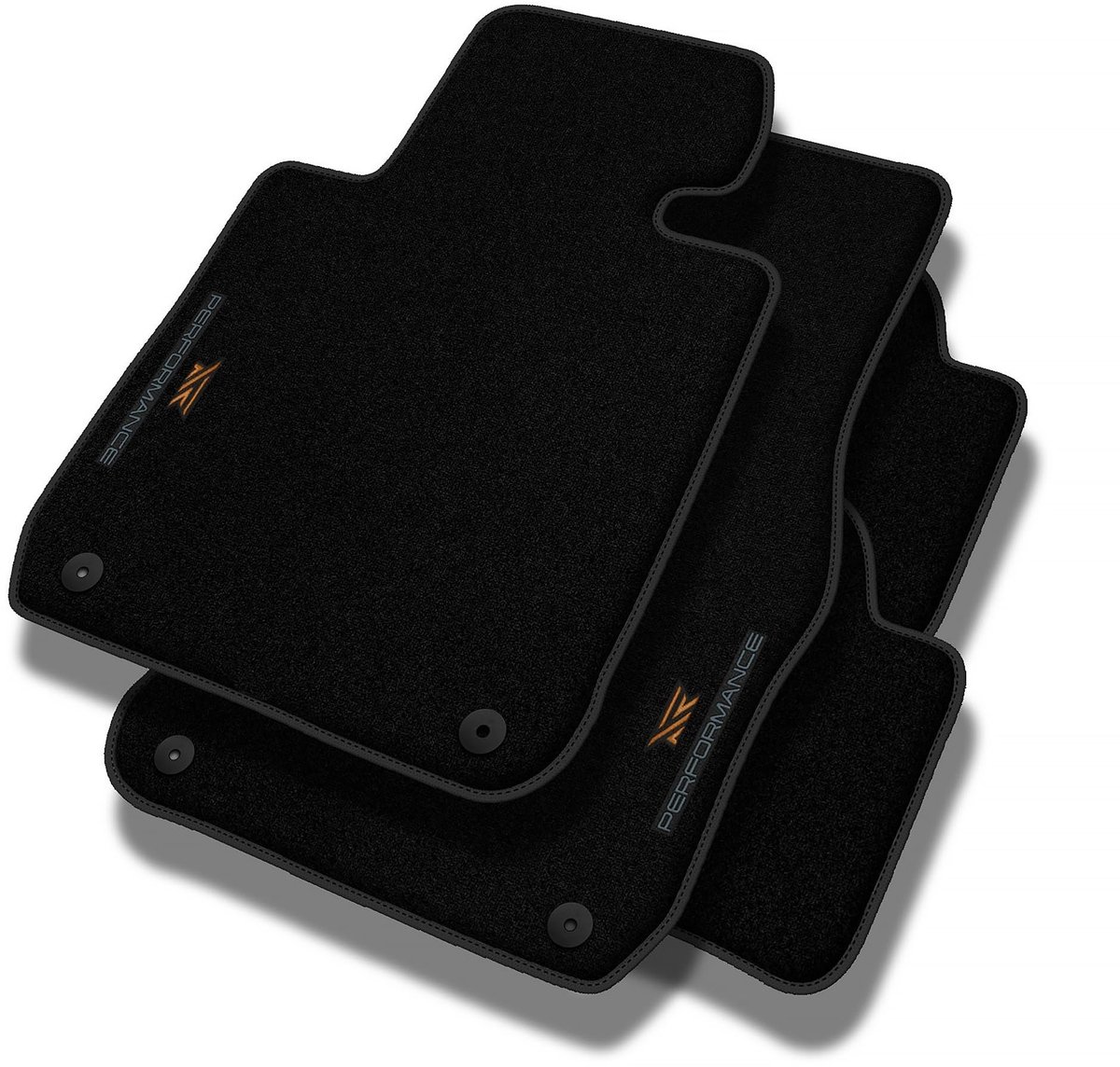 Velours Vloermatten voor Dodge RAM 1500 IV - Koper
