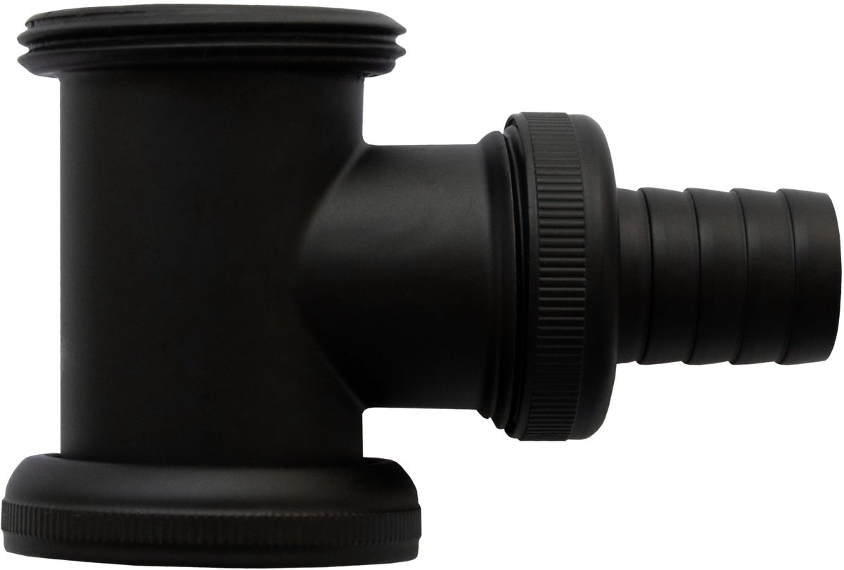 T-stuk Verbinder - Matt Zwart - 1 1/4 inch