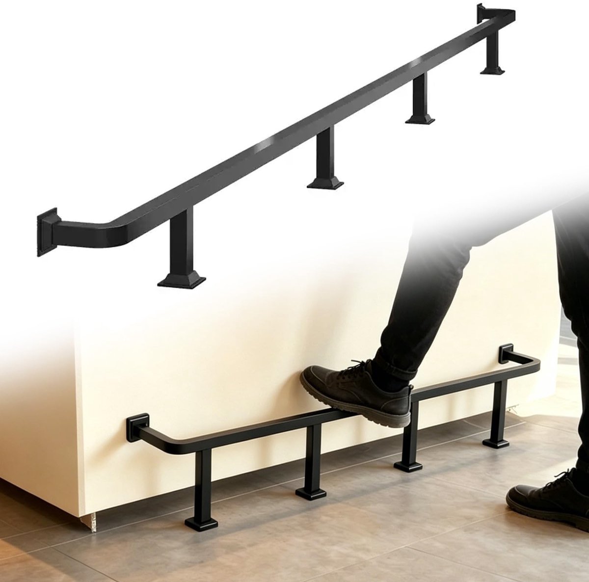 Voetsteun voor bar en keuken - 330 cm
