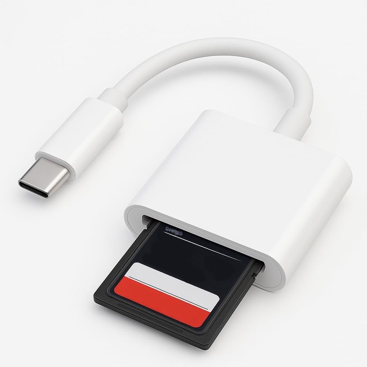 SD Kaartlezer USB C, OTG Adapter voor SD, TF en CF Geheugenkaarten tot 1TB, Snelle Gegevensoverdracht, Plug & Play voor Computers, Tablets en Smartphones