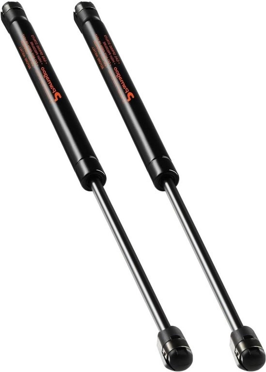 Gasschokdempers - Gasveren Lift-o-mat - Gereedschapskist Sluiten - TÜV Vermoeidheidstest - 305 cm 181 kg - Zwart