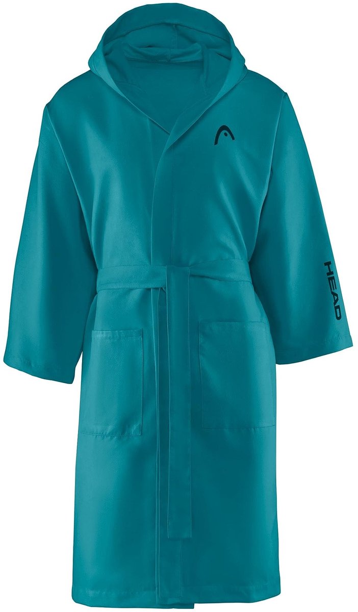 Actieve Badjas voor Mannen en Vrouwen - Lichtgewicht Microfiber - Octane Blauw