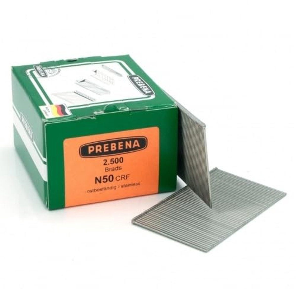 Roestvrijstalen spijkers - 50 mm, 2500 stuks
