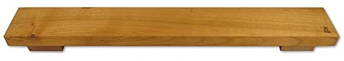 Magnetische Messingstrip - 49 cm van kersenhout