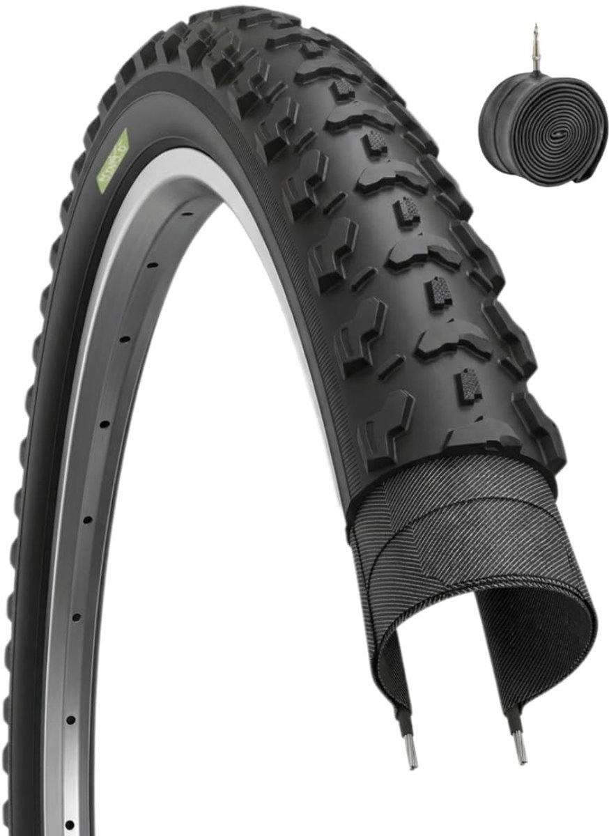 MTB Banden 26 x 1.95 met Binnenband - Zwart