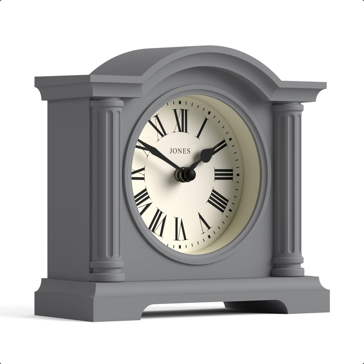 Kensington Chimney Klok - Klassiek Design - Grijs
