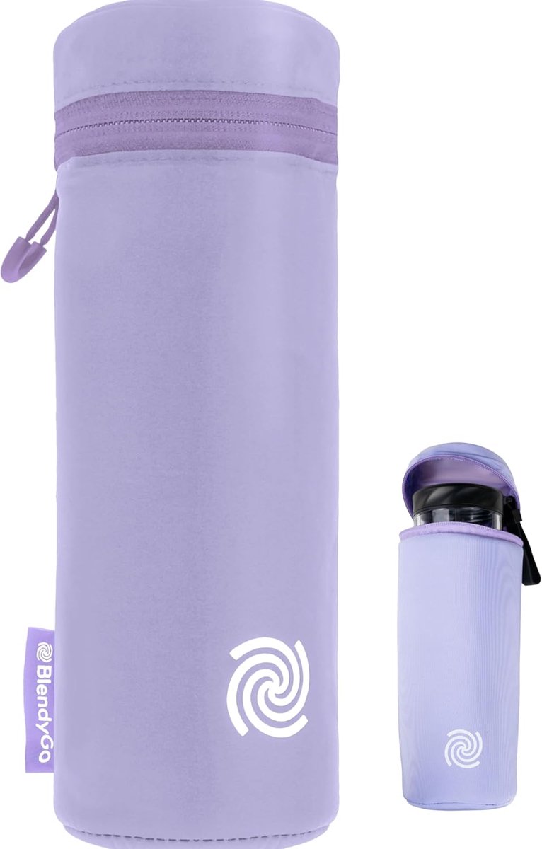 SnelShoppen - Thermal Protective Cover voor Mini Blender, Portable USB Mixer, Smoothie Maker, BlendyGo 3, 550ml, Lavendel, Ideaal voor Camping en Keuk