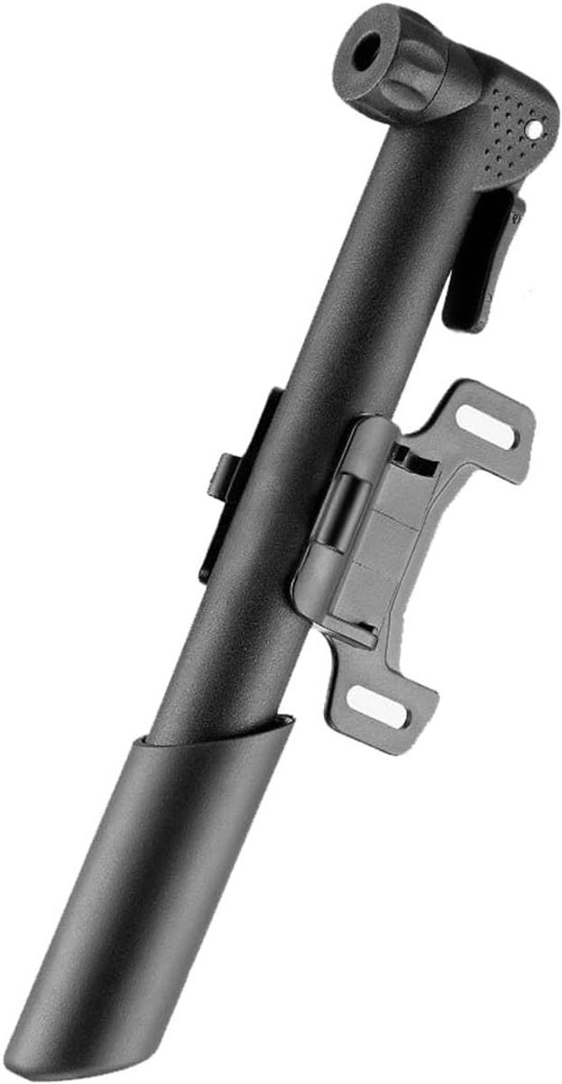 SnelShoppen - Mini Fietspomp, Draagbare Framepomp met Houders, Multifunctionele Ventiel voor USA en Frankrijk, Handmatige Bandenpomp voor Racefietsen