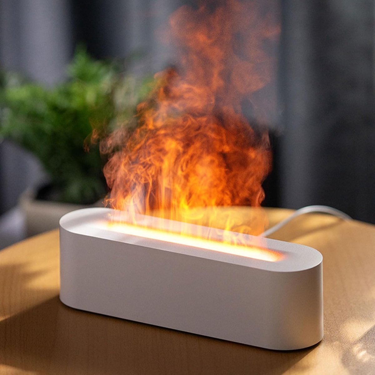 SnelShoppen - Aroma Diffuser, 7 Kleurige Lichten, Essentiële Oliën, Luchtbevochtiger, Geurverspreider voor Kinderen, Thuis & Kantoor, 4 Timers, Waterl