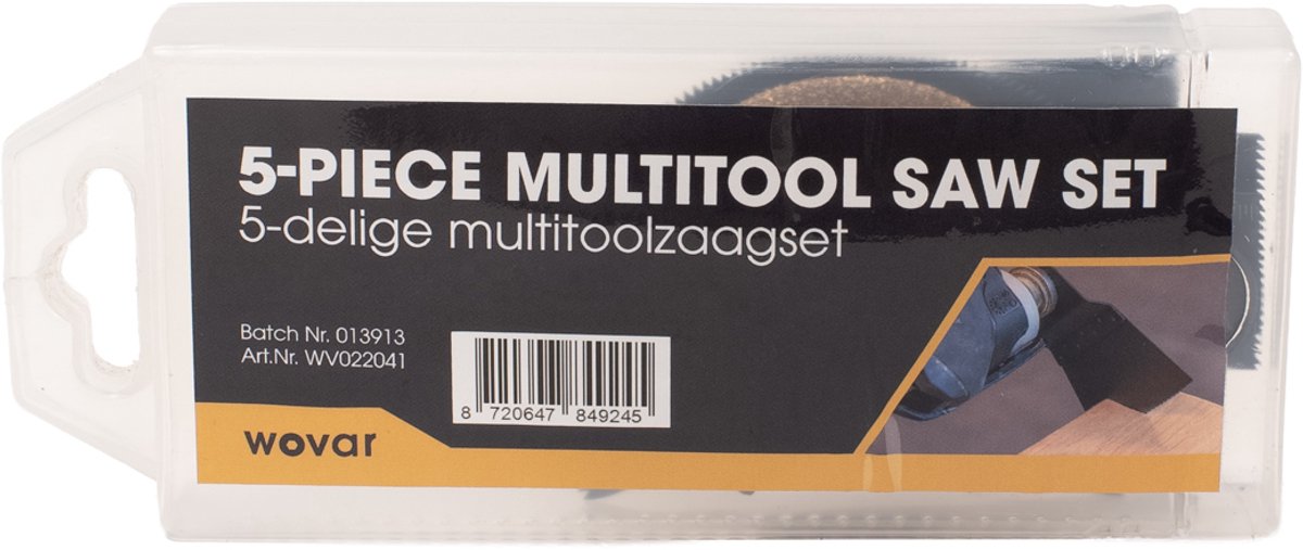 5|delige Multitool Zaagbladenset | Per Set