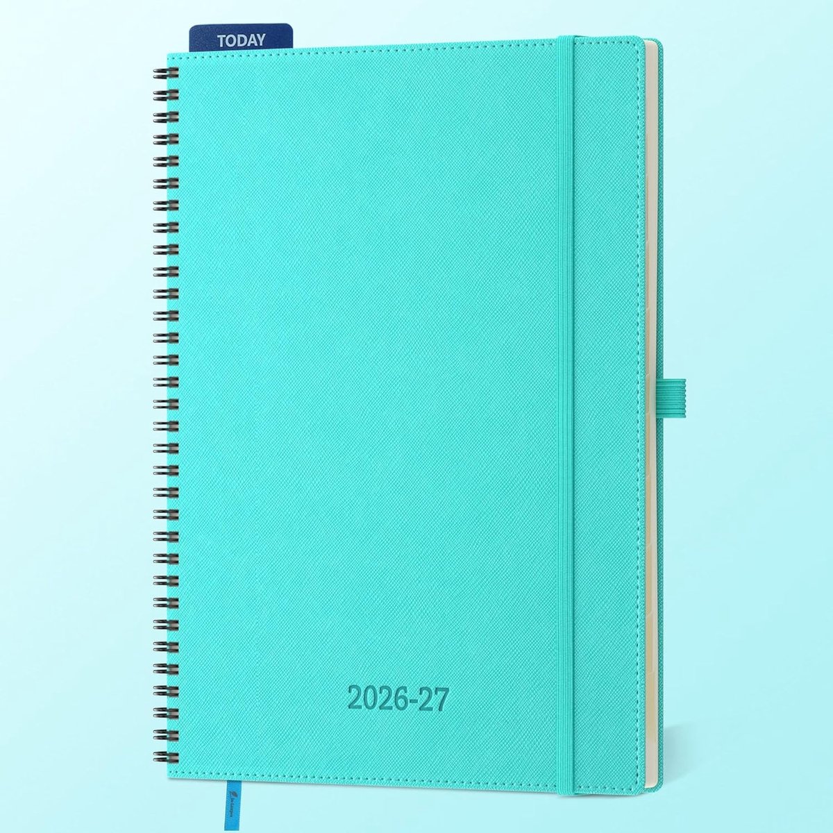 SnelShoppen - Agenda 2026 2027 A4 Weekly Planner Notebook, 18 Maanden Horizontaal, Soft PU Leer, 80 GSM Papier, Ideaal voor Planning en Organisatie
